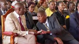 President William Ruto shares a moment with Kibwezi West MP Mwengi Mutuse.